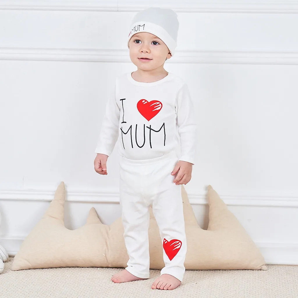 Детский комбинезон из 3 предметов одежда для маленьких мальчиков и девочек