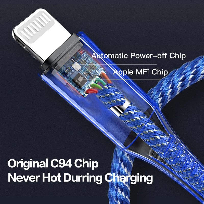 Power4 MFi кабель Lightning для usb type C PD Быстрая зарядка 18 Вт кабели Lightning для iPhone 11 Pro max XR XS iPad USB C зарядное устройство