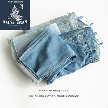 

SauceZhan Summer Mens Jeans Thin Ankle-length Men's Jeans Blue Punk Style Jeans Fashion jeans men mens jeans brand