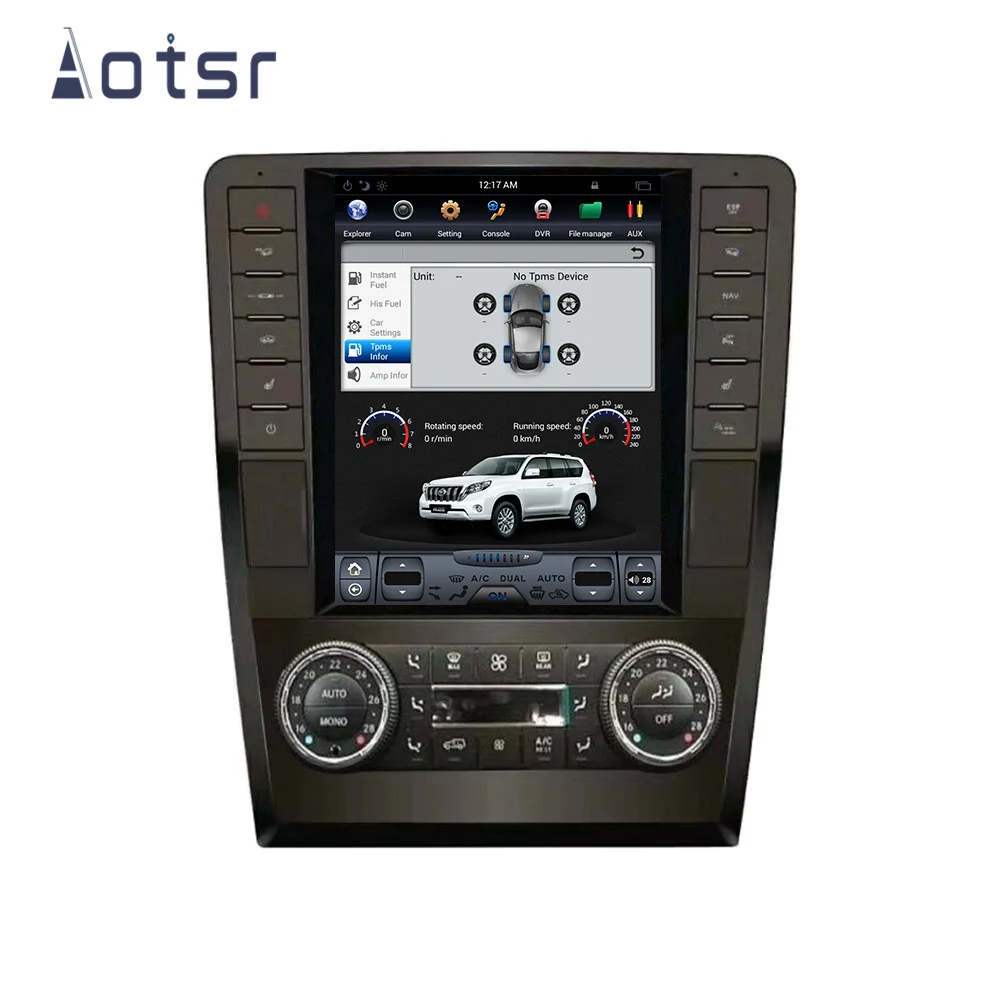 Tesla стиль Android 9 автомобильный gps-навигатор для Mercedes-Benz ML350 ML400 ML300 GL350 2005-2011 авто радио головное устройство магнитофон