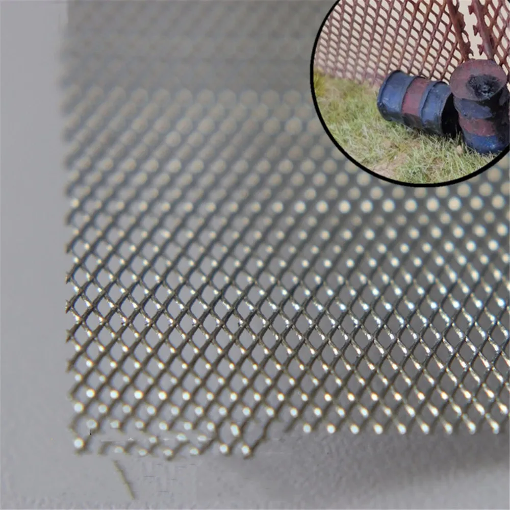 

2pcs/lot 1-3mm Barbed Wire Fence Tank Model Filter Train Building Model Sand Table Material Ho Train Layout