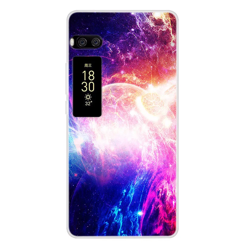 05 Силиконовый чехол для Meizu Pro 7 Чехол Pro7 Plus Мягкий чехол с принтом для Meizu Pro 7 Plus Pro7 Прозрачный Бампер ТПУ чехлы - Цвет: 05