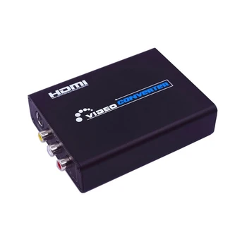 

NK-H28 1080P HD 3RCA AV CVBS Composite & S-Video R/L Audio to HDMI Converter Adapter Video AV/S-Video to HDMI Converter(EU Plug)