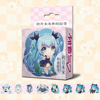 

Cartoon Washi Tape Christmas Cute Cartoon Characters Hatsune Miku Pattern Masking School Label Stationery