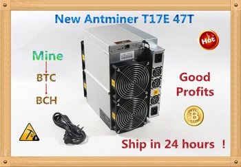 

New BTC BCH Miner AntMiner T17e 47 TH/S With PSU Better Than S17 Pro T17e S17e S15 S11 S9 T15 WhatsMiner M3X M21S M20S