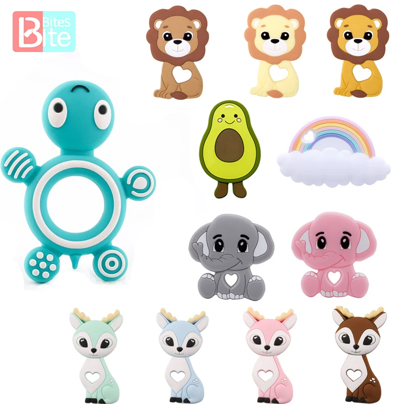 Massaggiagengive In Silicone Tartaruga 1Pc Food Grade Animale Silicone Piccola Asta Articoli Per Bambini Infermiera Regalo Massaggiagengive Giocattoli