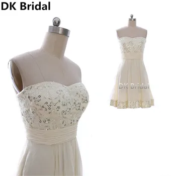 

Milky White A Line Cocktail Dresses New Arrival Hot Sexy Sweetheart Sequins Prom Party Dress 2020