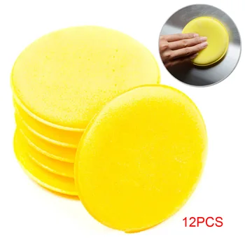 

Detailing Car Foam Sponge Microfiber Equipment 12pcs Polishing Cleaning