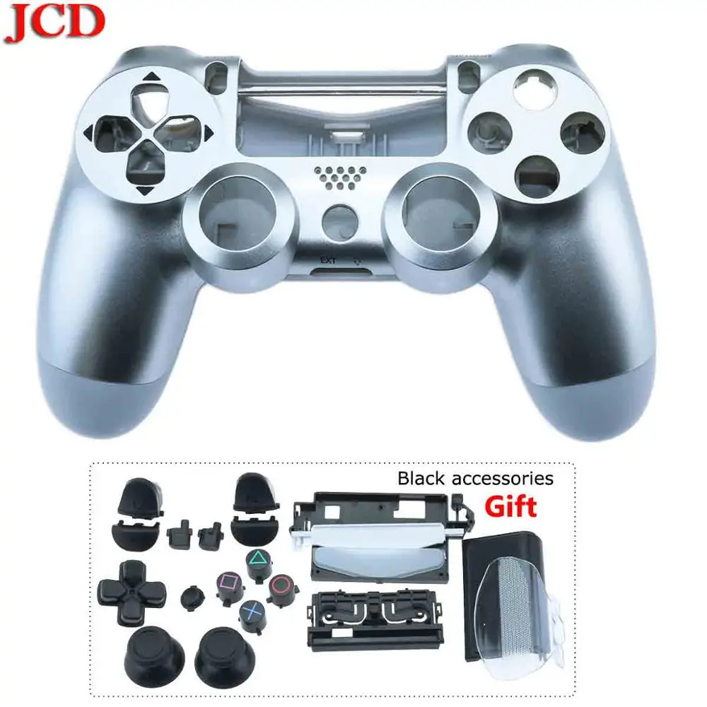 JCD Серебряная Замена камуфляжного корпуса чехол для Playstation 4 Pro PS4 Pro контроллер JDS 040 Верхняя Нижняя оболочка - Цвет: No2