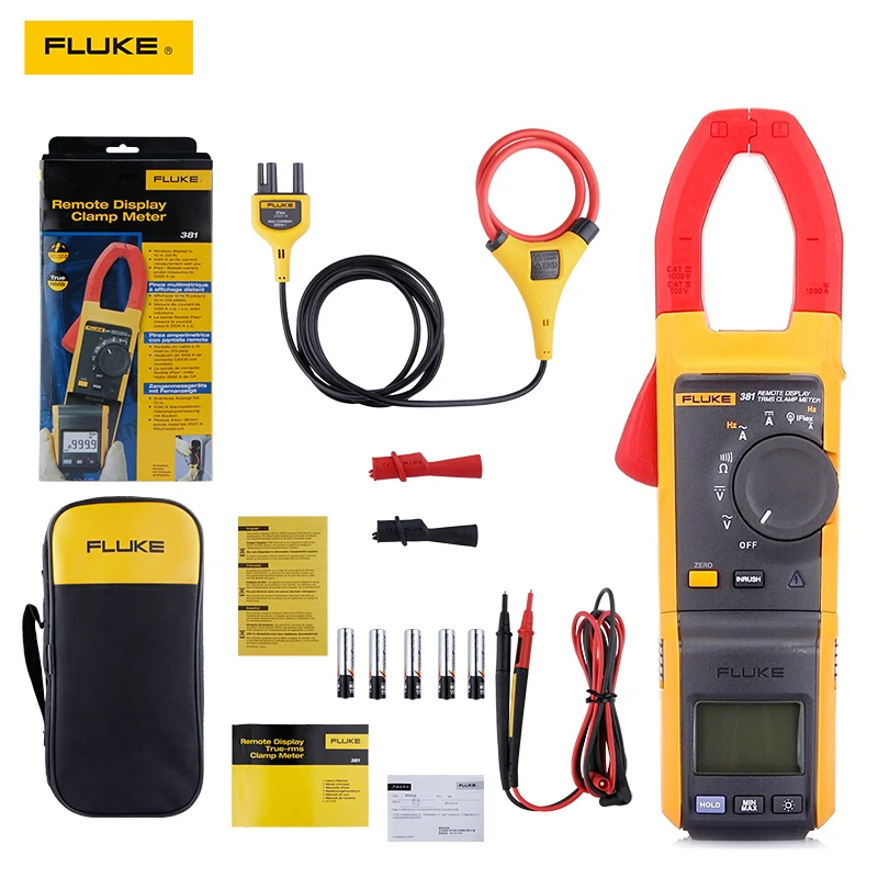Fluke 381 Remote Display Truerms Clamp Meter Iflex Multimeters