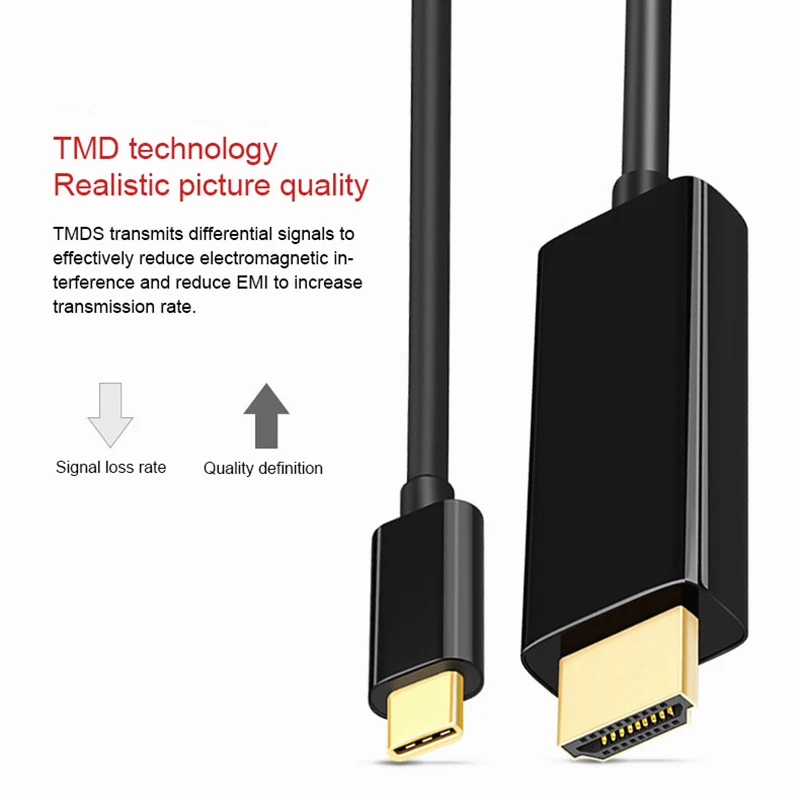 HDMI аудио кабель-Переходник USB C на HDMI 4K кабель адаптер Тип C HDMI Cabo для huawei mate 20 MacBook Pro samsung S9 HDMI USB-C шнур