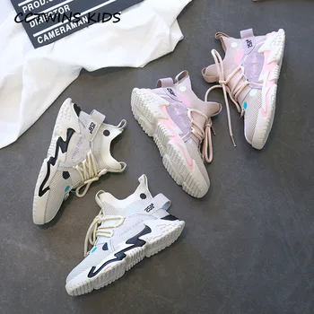 

Kids Sock Shoes 2020 Spring Children High Top Sneakers Baby Girls Brand Casual Shoes Boys Sport Trainers Toddler FH2717