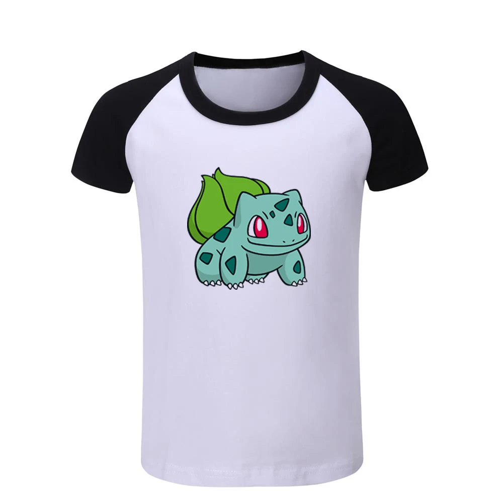 Милые детские футболки с рисунком Pokemon Pikachu Squirtle Charmander Bulbasaur Детские футболки с графическим принтом Рождественский подарок с короткими рукавами