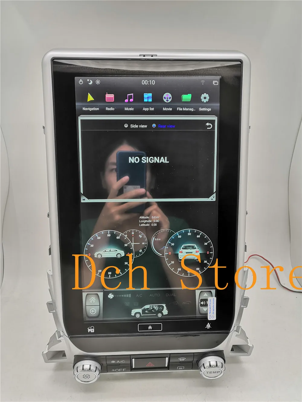 Clearance 13.6 inch Vertical tesla style Android 8.1 Car DVD GPS Navigation for TOYOTA LAND CRUISER LC200 2016 2017 2018 radio px6 carplay 16