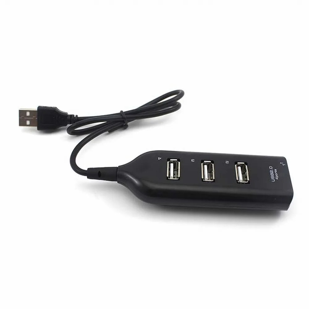 Адаптер для подключения 4-Порты и разъёмы USB 2,0 разветвитель с высоким уровнем Скорость для ПК расширения Мышь gps драйвера не Установка требуется Портативный