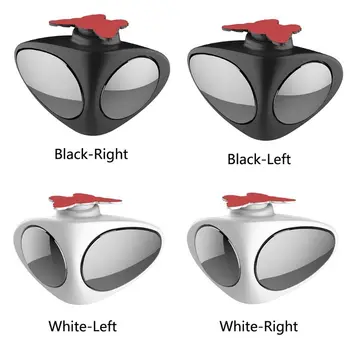 

Hot 2019 1 Pc Auto Car Rear View Mirror 360 Rotatable Adjustable Blind Spot Convex Wide Angle Mirror Left/ Right
