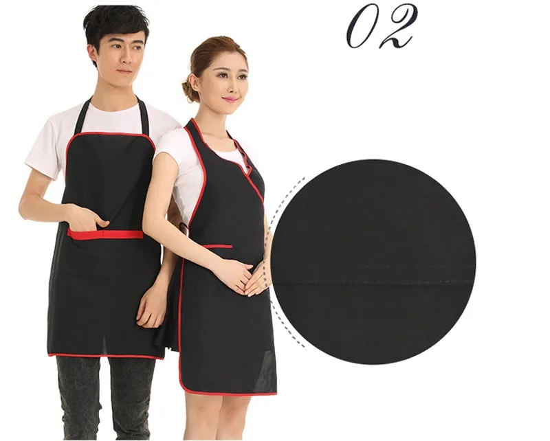 New Korean Adult Men And Women Apron Cute Sleeveless Cotton Work Apron Kitchen Waterproof And Oil Creative Gift Free Shipping12