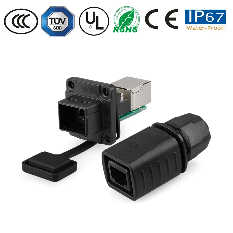 RJ45 водонепроницаемый разъем сетевой сигнал для передачи данных штекер |
