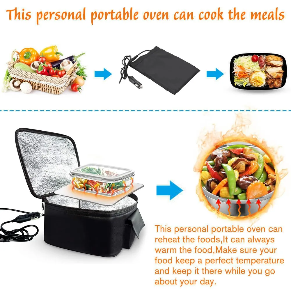 Hot Logic Portable Mini Oven and Food Warmer Lunch Bag 12V