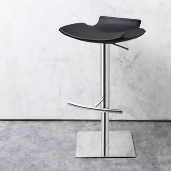 

Nordic bar chair lift modern minimalist bar stool home high stools light luxury restaurant bar high chair