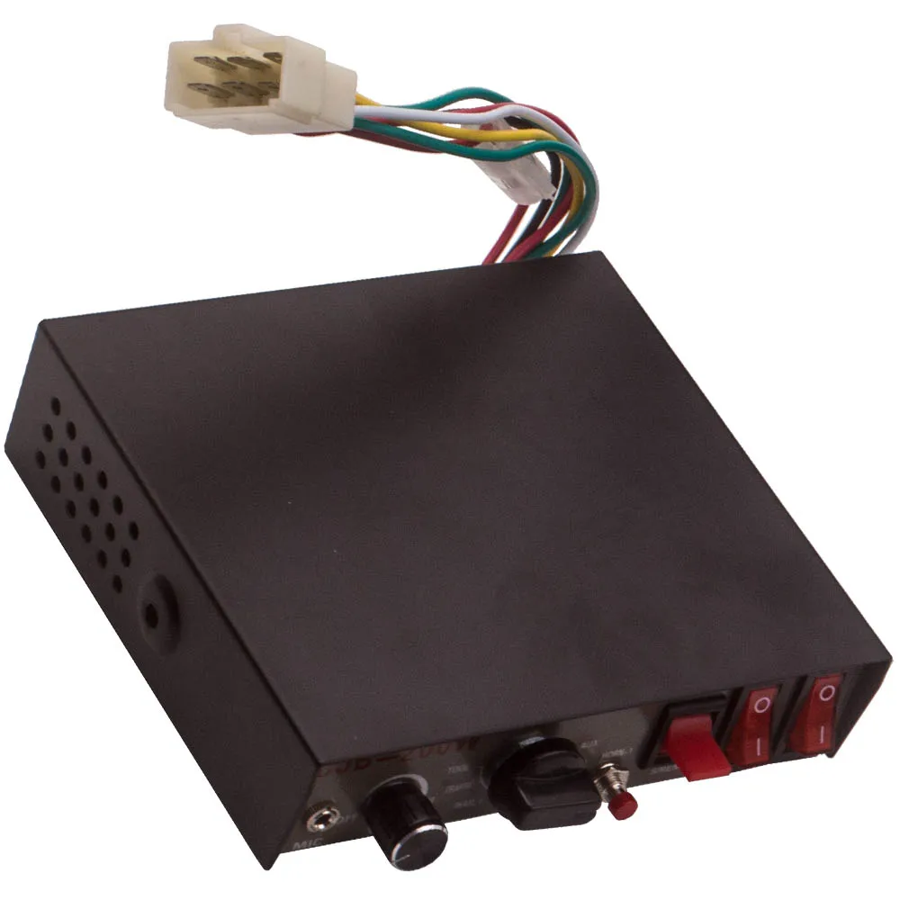 Very Cheap eU5BF 200W 9 Suono Forte Auto di Allarme di Avvertimento Della Polizia Fuoco Altoparlante del Corno PA MIC Sistema Diffusore Elettrico Universale Nuovo