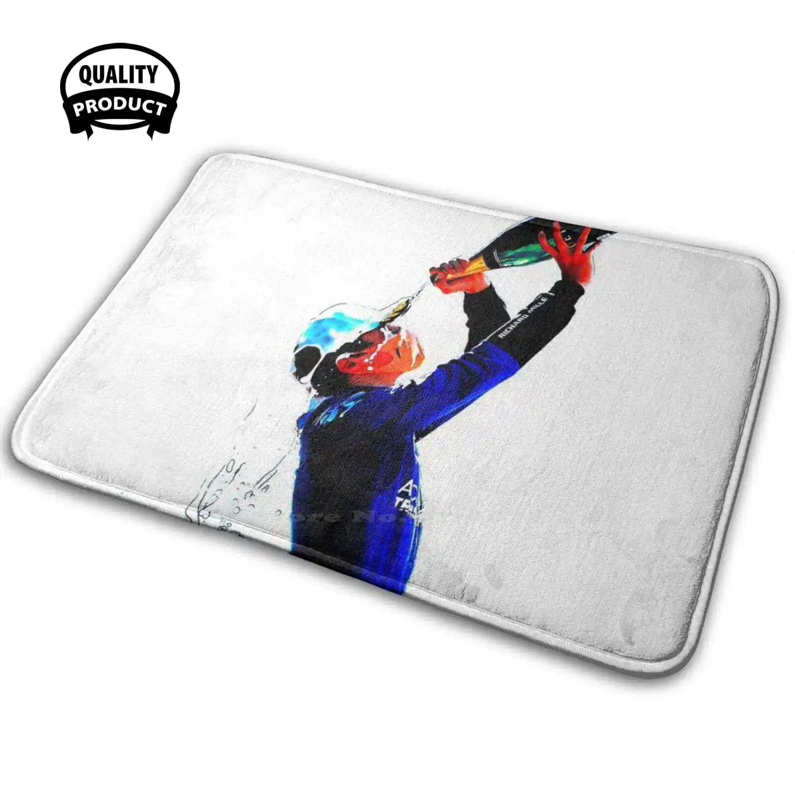 The Camp 3D Morbido Tappetino Antiscivolo Tappeto Tappeto Cuscino Lando Norris Lando Norris Mclaren Milk Got Cartoon F1