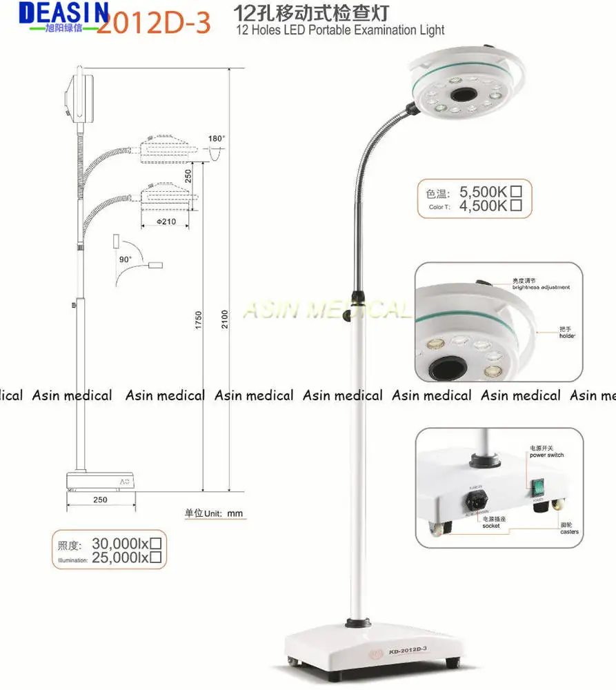 Высококачественный 36 Вт Светодиодный Хирургический медицинский осветительный