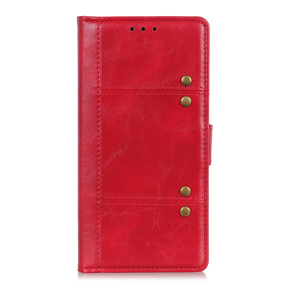 For Nokia 6.2 Case Full Protection PU Leather Folding Stand Shockproof Wallet Type Phone Protector Anti-Scratch Shockproof Coque - Цвет: Красный