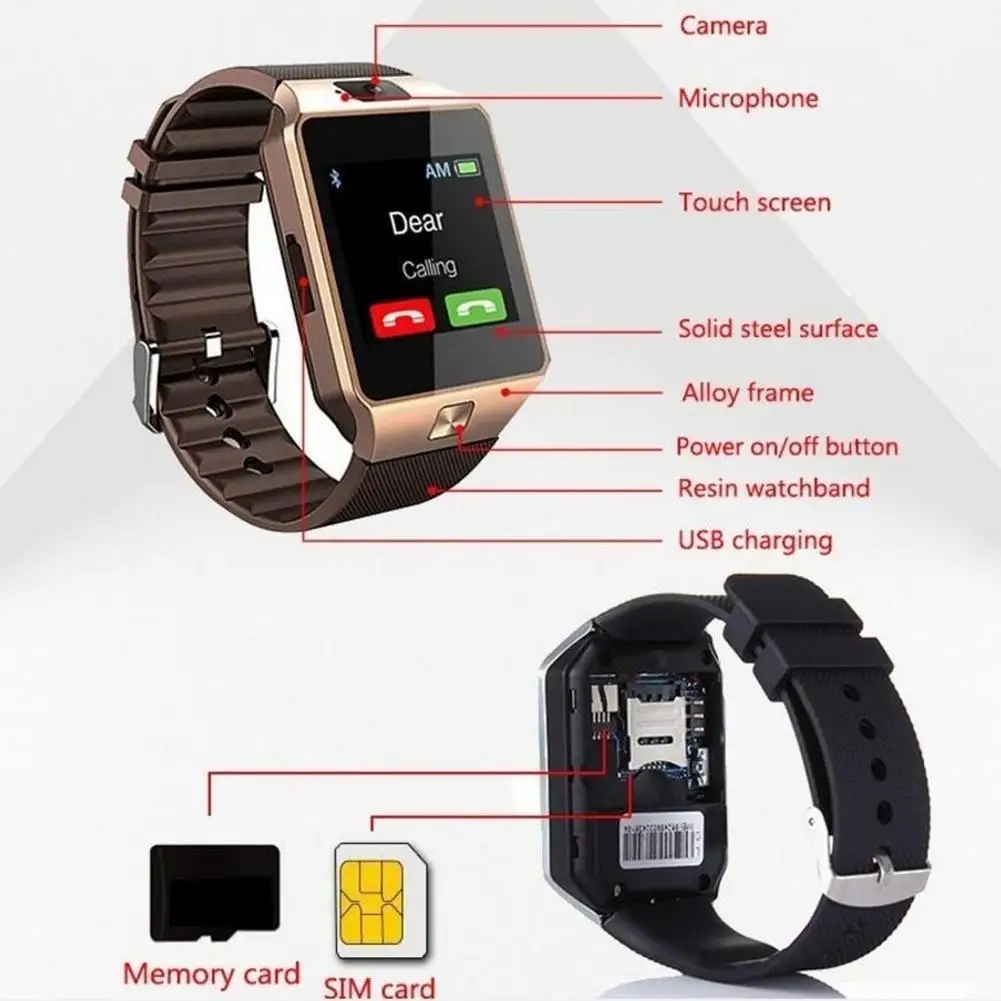  Bluetooth Schritt Uhr Herz Rate Monitor Armbanduhr Smart Uhr Zählen Schlaf GPS Sport Armband Zubehö