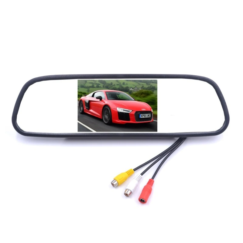 CarHighDefinitionRearViewMirrorDisplaywith2WayVideoInput