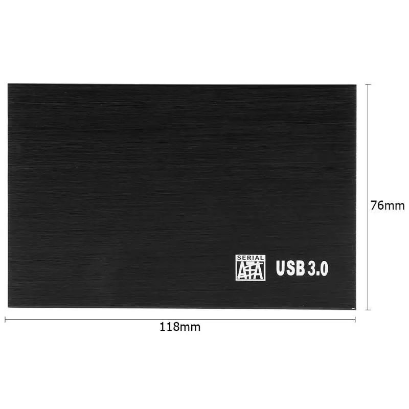 2,5 дюймов корпус жесткого диска SATA USB3.0 SSD корпус жесткого диска алюминиевый сплав внешний жесткий диск HDD коробка внешний корпус для жесткого диска