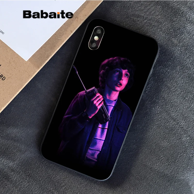 Babaite Stranger Things Сезон 3 Finn Wolfhard черный чехол для телефона для Apple iPhone 11 pro max 8 7 6 6S Plus X XS MAX 5 5S SE XR