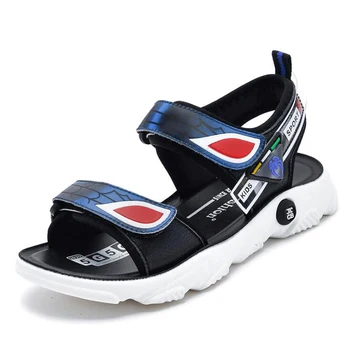 

2020 New Children's sandals PU leather sandals for boys casual kids sport sandals summer breathable shoes boys beach sandals