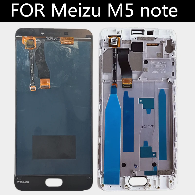 Goede Voor Meizu m5 note LCD M621Q M621M M621C M621H Meilan Note5 Lcd scherm + Touch Screen Digitizer Glas Lens vergadering Vervanging