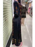 New Style African Women's Clothing Dashiki Abaya Fashion Velvet Fabrics Hot Drilling Loose Dress Free Size One Piece 6