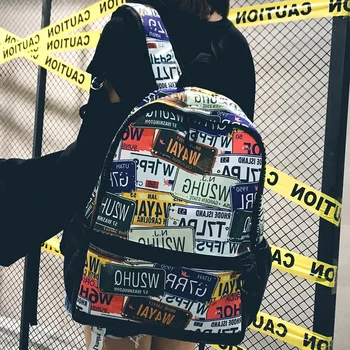 

Korean Harajuku Ulzzang Girls Backpack New Tide Cool High School Campus Students Backpack Female Travel Backpack