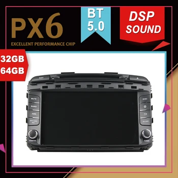 

PX6 Excellent Performance Android 9.0 Car Multimedia GPS For KIA SORENTO 2015 Turkey DSP Sound NavigationTape Recorder Radio