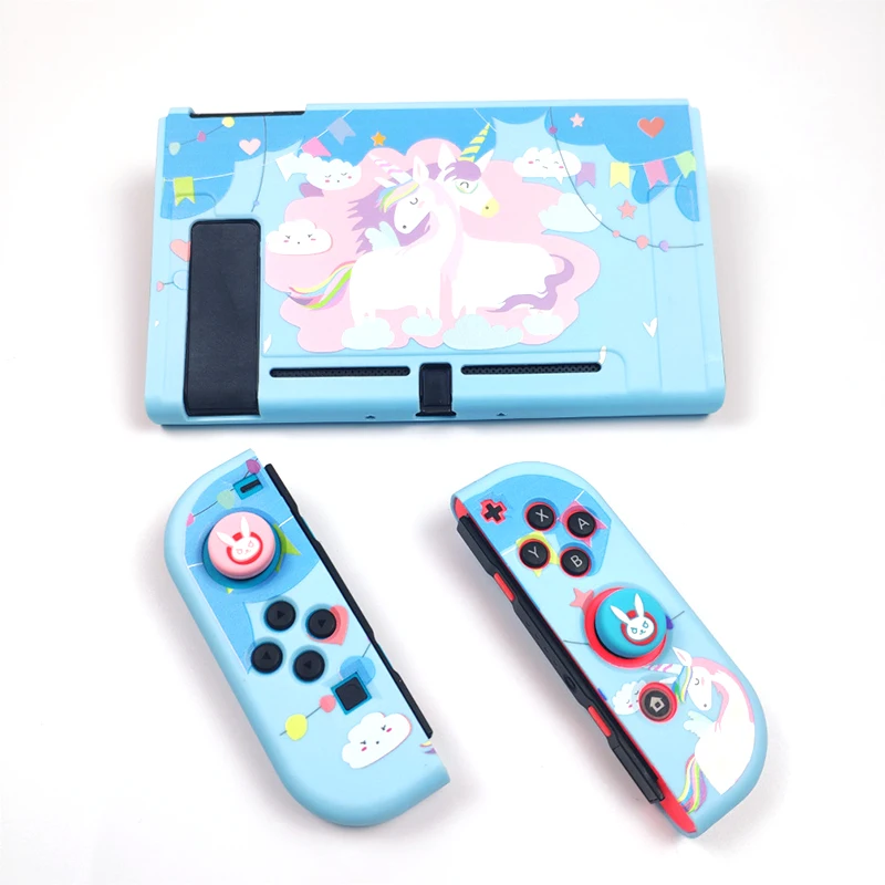 

NS TPU Soft Silicone Skin Case For Nintendo Switch Cute Cartoon Protective Back Cover Shell For Nintendo Switch NS Accessories