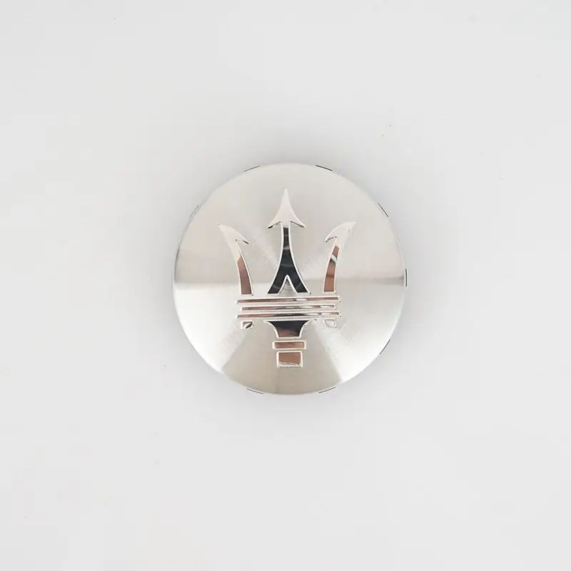 60mm Car Wheel Center Caps for Maserati Granturismo Levante Ghibli Grancabrio Quattroporte GTS GT Q4 Coupe Hub Cover Decoration