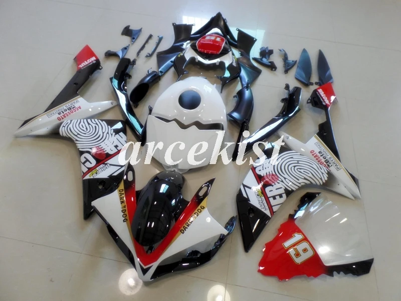 Литьевая Форма ABS полный бак крышка обтекатели комплект подходит для Yamaha YZF1000 R1 2007 2008 07 08 YZF R1 набор тела номер 19