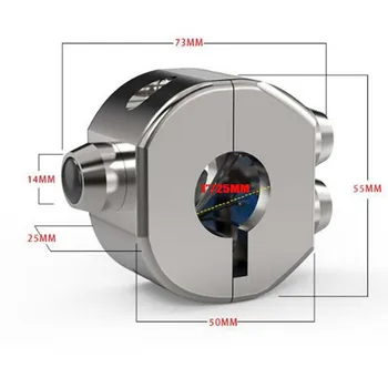 

1pcs Motorcycle Switch 55mm 1pc 1x 1* 1In CNC Switch Motorcycle Button