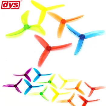 

20pcs/lot DYS 5040 XT50403 Tri-Blade CW CCW Propeller FPV Prop PC Material w/ jelly color (10 pair)