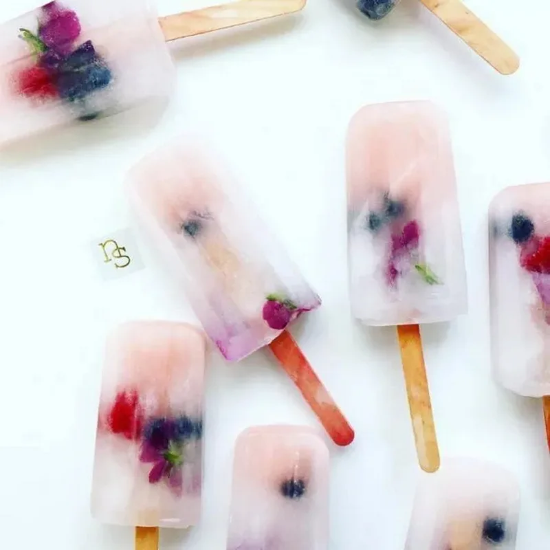 4 полостей форма для изготовления мороженого с 10 Popsicle силиконовый толстый материал DIY формы ледяные кубики формы для десертов лоток