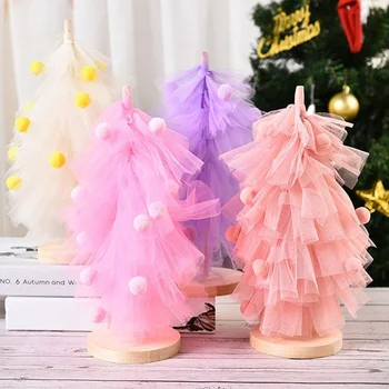 

1 Pcs Pink Christmas Tree Decorative Tree Purple Plant New Year Xmas Gift Home Office Mall Hotel Garden Cabinet Decoration