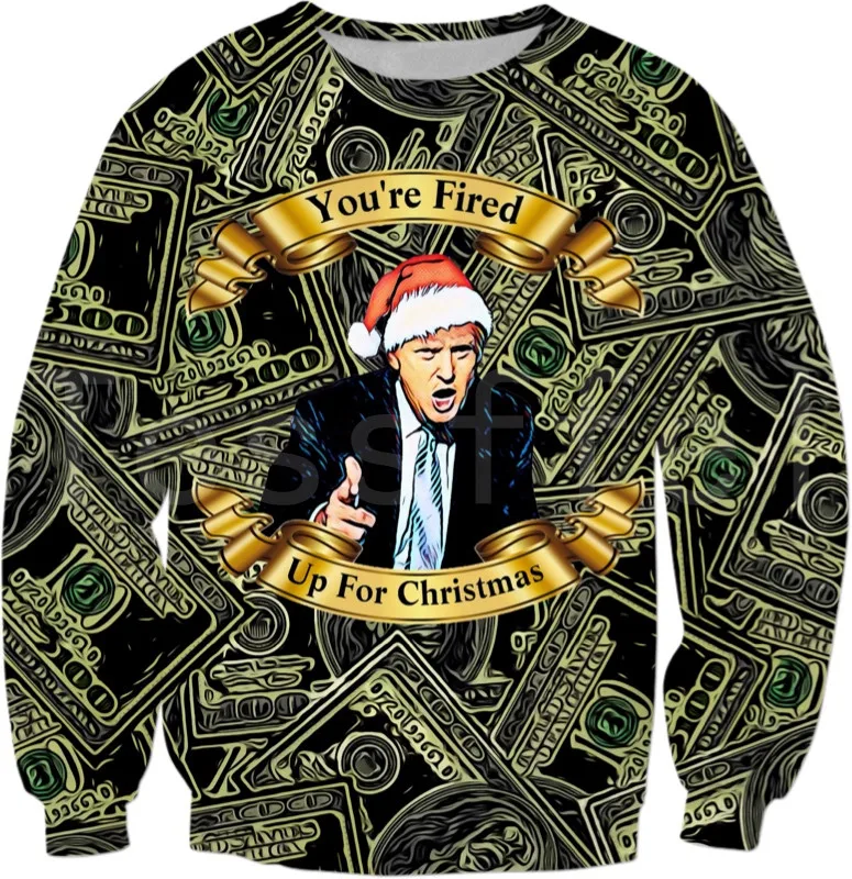 Sweatshirts Tessffel Счастливого Рождества Рождественский футболка с забавным мультипликационным принтом «красочные костюмы новая мода Harajuku 3DfullPrint унисекс толстовки Для мужчин Для женщин s10 - Цвет: Sweatshirts