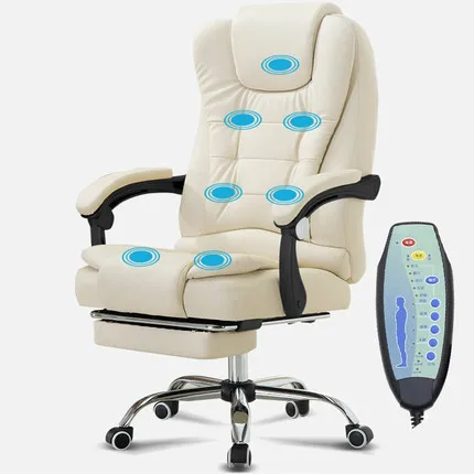 A2 with footrest Массажное кресло для офиса PU бытовой подъемный компьютерный стул Silla Gamer удобный механизм игровой стул Silla Oficina Cadeira Gamer - Цвет: A2 with footrest