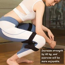 1 пара спортивные наколенники налокотники Электрический подъемник поддержка Наколенники мощный отскок пружинная защита Booste наколенная повязка