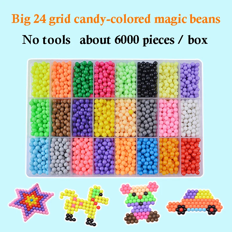

3200/pcsDIY Handmade Toys MagicWater Mist Magic Stick Beads Water Stick Beads Water Spray Magic Beads Toolless Christmas present