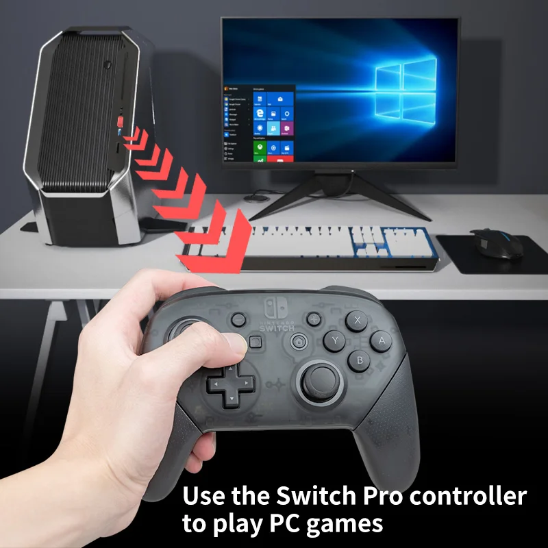 Wireless Receiver Support Bluetooth USB Adapter Converter for Nintendo Switch PS5 PS4 Controller Game Accessories