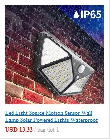Waterproof 48 LED Solar Power PIR Motion Sensor Garden Wall Light Outdoor Home Light